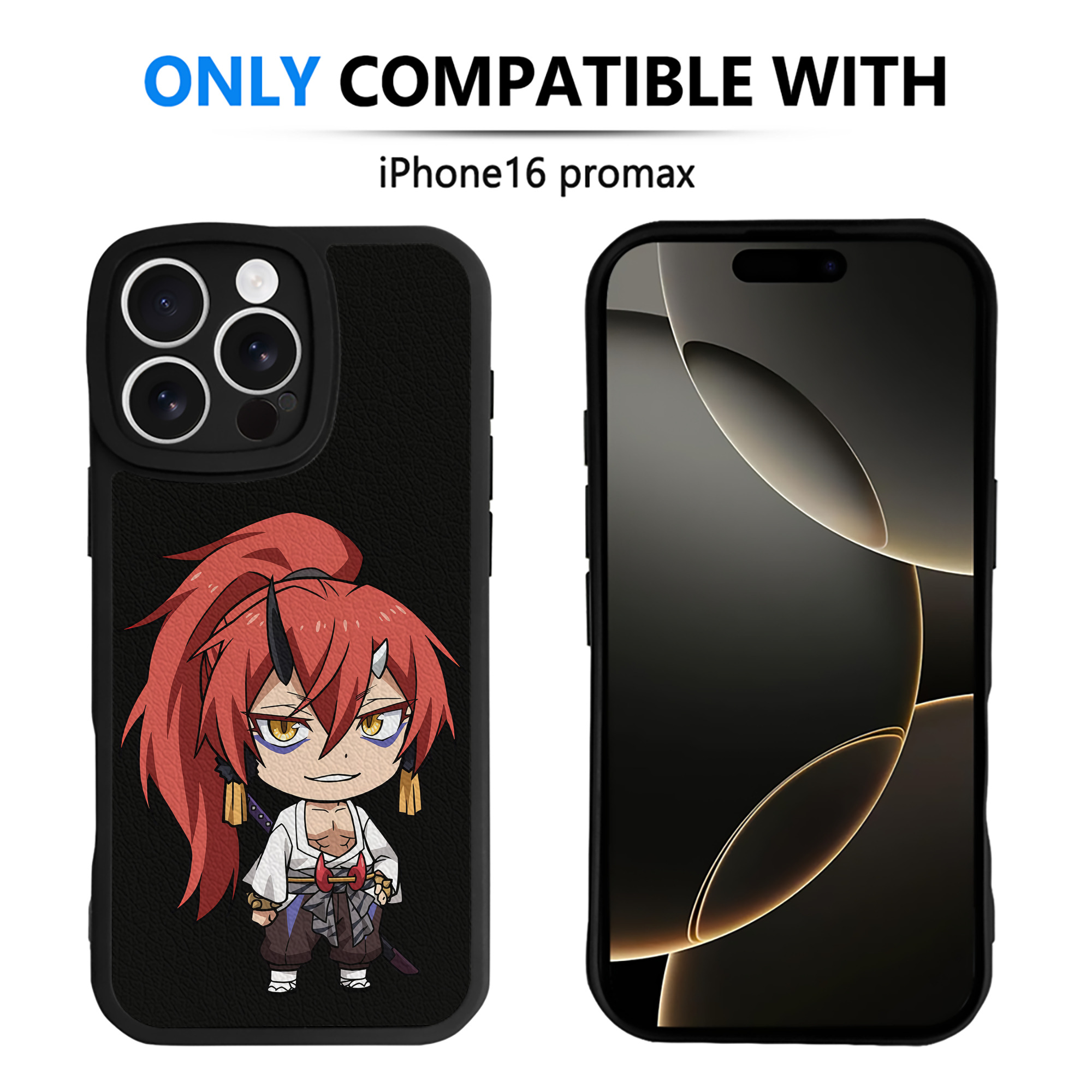 （画像用） 転スラ Regarding Reincarnated to Slime 【iPhone 16シリーズ対応】シリコンスマホケース（レザー調） 材質：シリコン